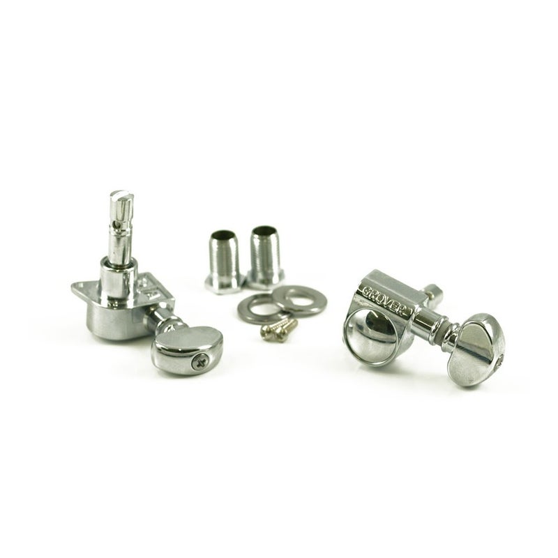 Grover 406C Mini Locking Rotomatic Tuners - 3+3 - Chrome - Image 2